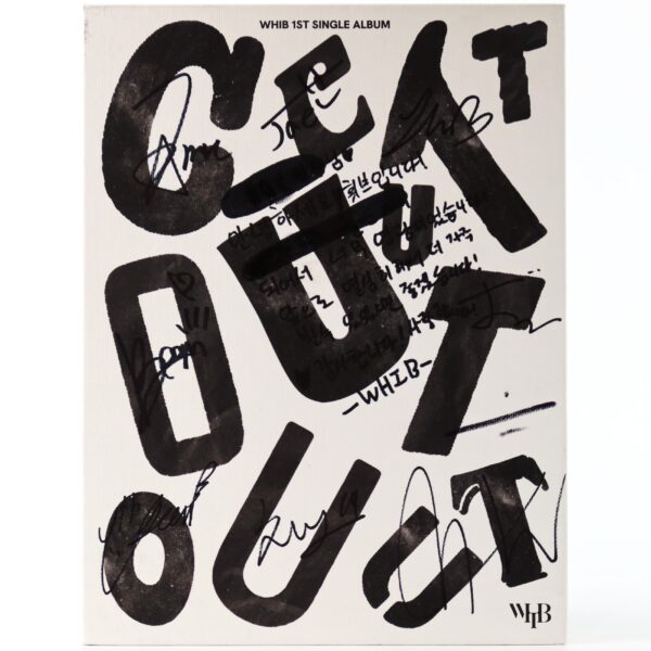 WHIB - Cut Out [Uncolor Ver.] Signed + Message Promo CD Album K-Pop 2023