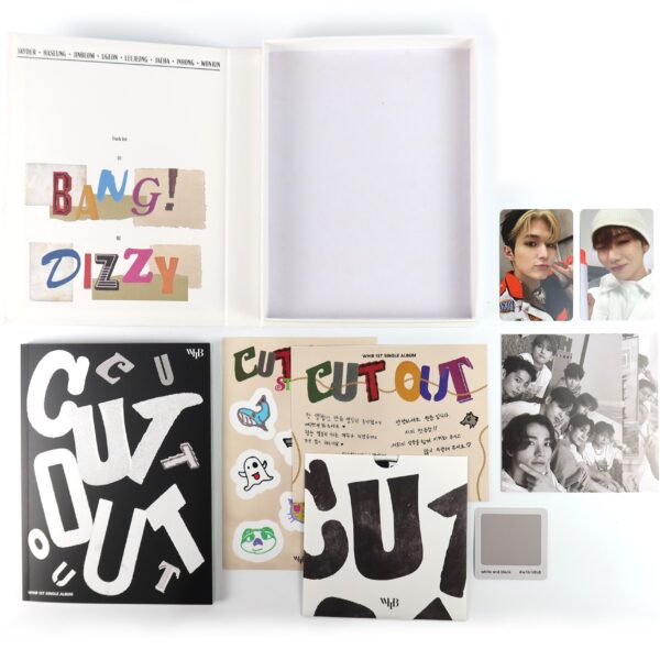 WHIB - Cut Out [Uncolor Ver.] Signed + Message Promo CD Album K-Pop 2023