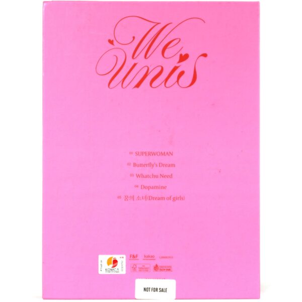 IMG_4618 Unis - We Unis 1st Mini Album Signed + Message CD Promo 2024 K-Pop