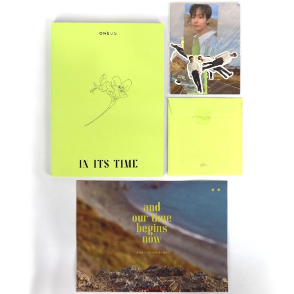 Oneus - In Its Time 1st Single Album Signed Autographed Promo CD 2020 [read]