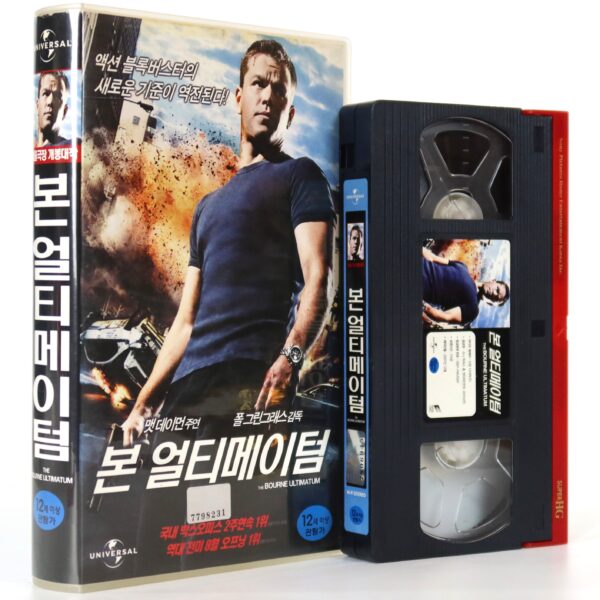 The Bourne Ultimatum (2007) Korean Late VHS Rental [NTSC] Korea Matt Damon