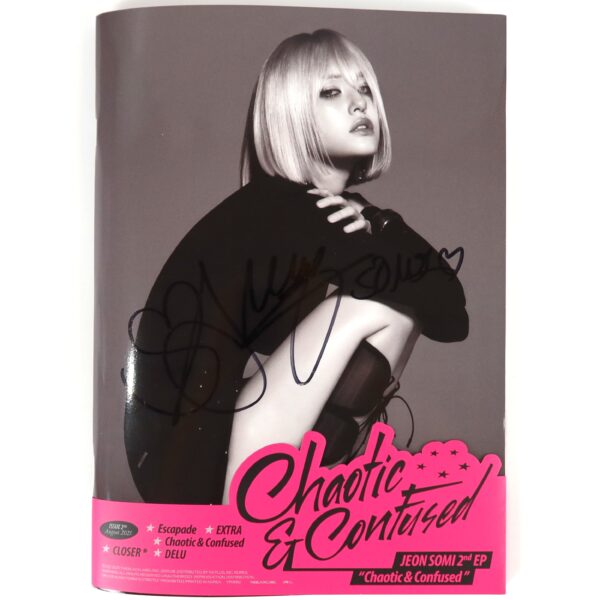 IMG_4714 Jeon Somi - Chaotic & Confused 2nd Mini Album Signed CD Promo 2025