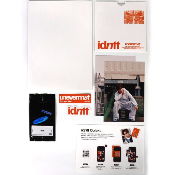 idntt - unevermet [We Ver.] 1st Mini Album Signed CD Promo 2025
