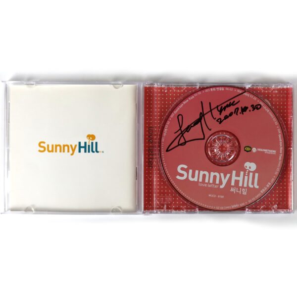 Sunny Hill - Love Letter Debut Single Album Janghyun Signed CD 2007