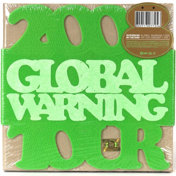 IMG_5004 Bigbang - 2008 Global Warning Tour Taeyang 1st Live Concert DVD Sealed Green