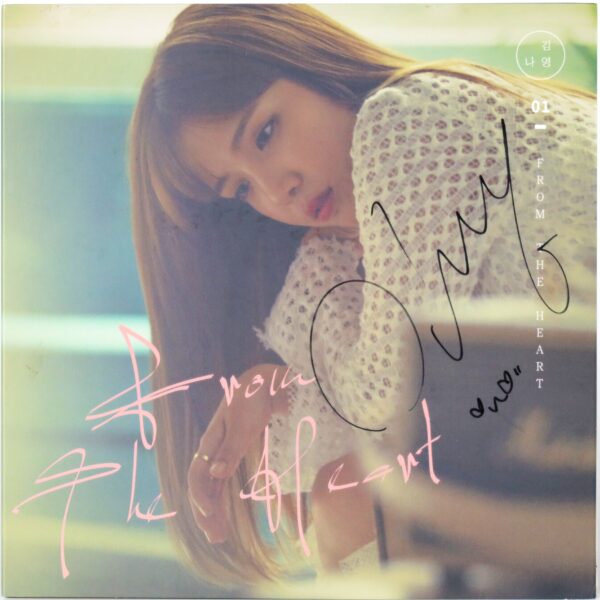 IMG_5035 Kim Na Young - From The Heart 1st Album Signed Autographed Promo CD 2016 Nayoung