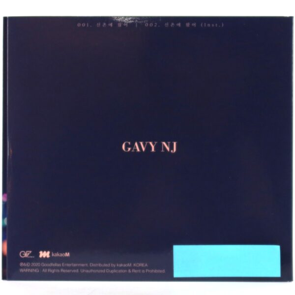 IMG_5051 Gavy NJ - I'm In Sinchon Single Album Signed Autographed Promo CD K-Pop 2020