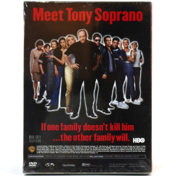 The Sopranos The Complete First Season Korean DVD Set Sealed [Region 3]