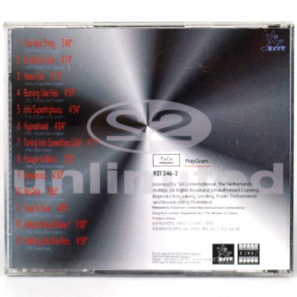 IMG_5213 2 Unlimited - Real Things Korean CD Album Korea