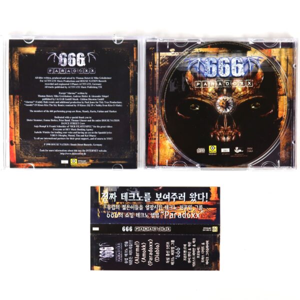 666 - Paradoxx Korean CD Album Korea