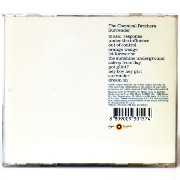 The Chemical Brothers - Surrender Korean CD Album Korea