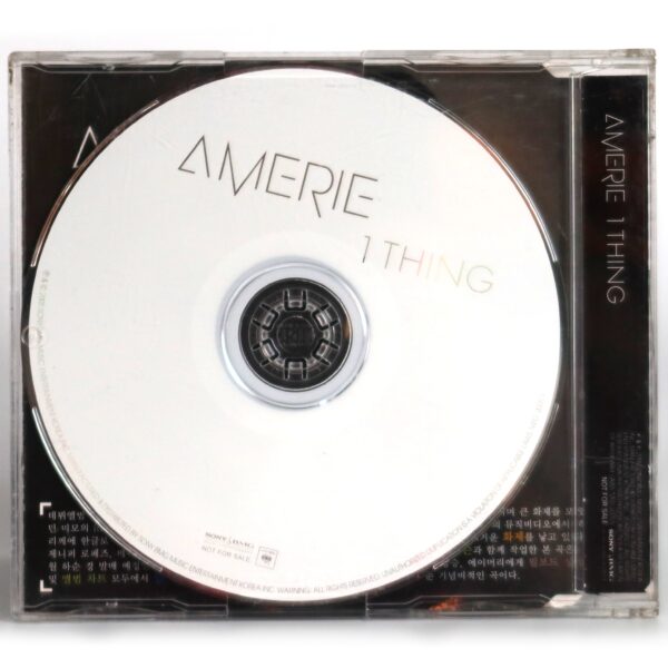 Amerie -  1 Thing Korean Single Album Promo CD Korea