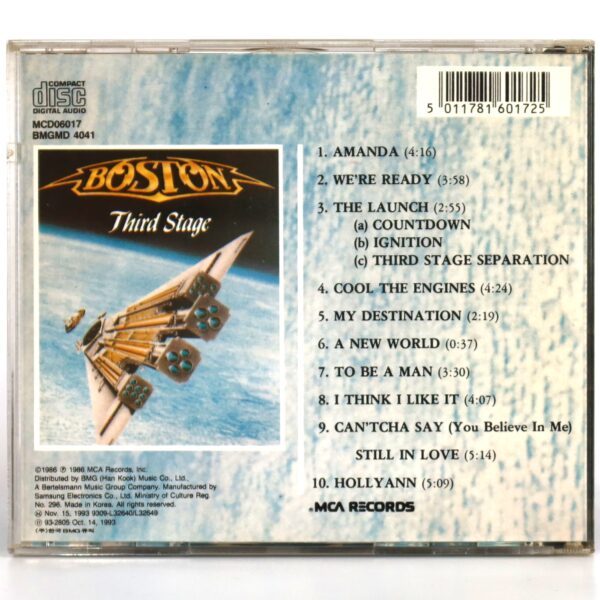 Boston - Third Stage Korean CD Album Korea