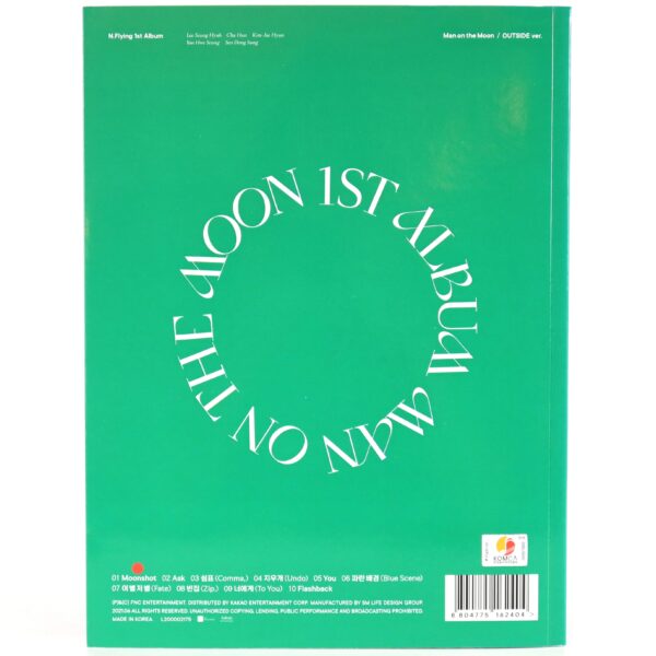 N.Flying - Man on the Moon Signed + Message CD Album Promo K-Pop 2021 [read]