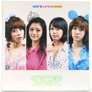 IMG_5582 She'z - She'z Love > Sick Single Album CD Sealed K-Pop 2012 UU