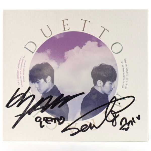 IMG_5638 Duetto - Miracle Second Mini Album Signed CD Album Classical Pop 2018