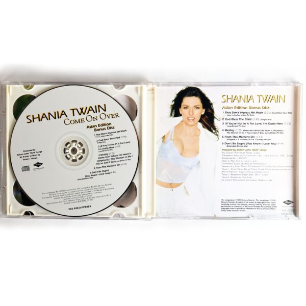 Shania Twain - Come On Over Korean CD Album Korea