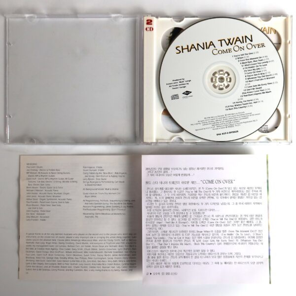 Shania Twain - Come On Over Korean CD Album Korea