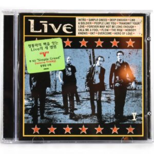 Live - V Korean CD Album Korea