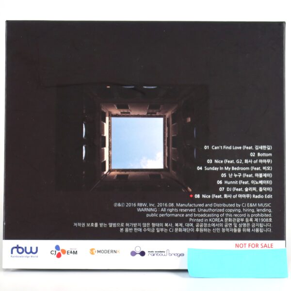 IMG_5976 Basick - Nice Signed Autographed Album CD Korean Hip Hop K-Rap 2016