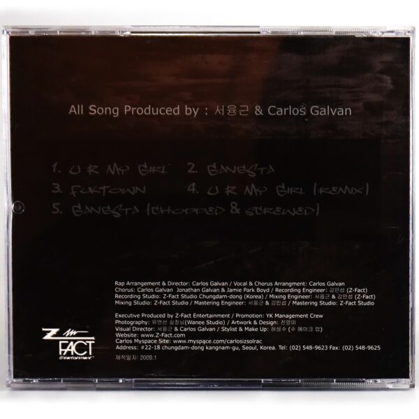 IMG_5983 Carlos Galvan - Still Standin Signed Album CD 2009 Korean Hip Hop Uptown