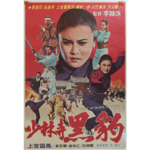 Heuk-pyo of Shaolin Temple (1977) Vintage Korean Movie Poster Korea 소림사 흑표 2