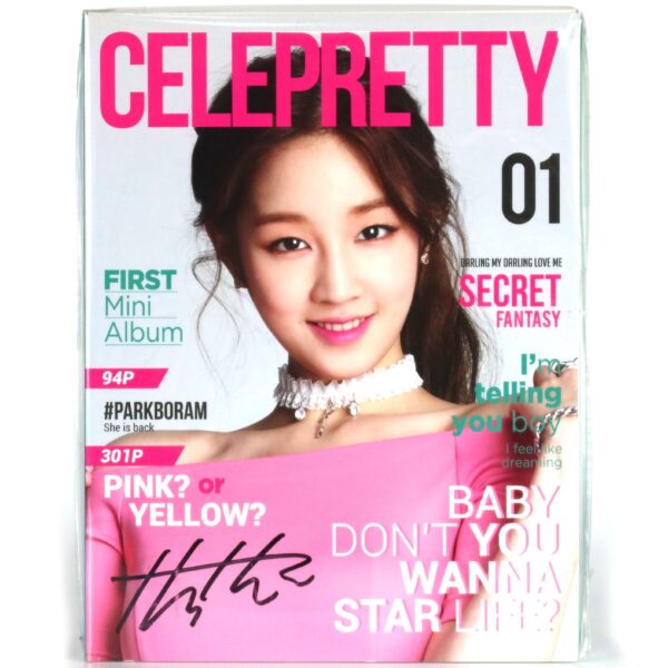 IMG_6364_비닐.. Park Boram - Celepretty 1st Mini Album Signed Promo CD Album K-Pop 2015