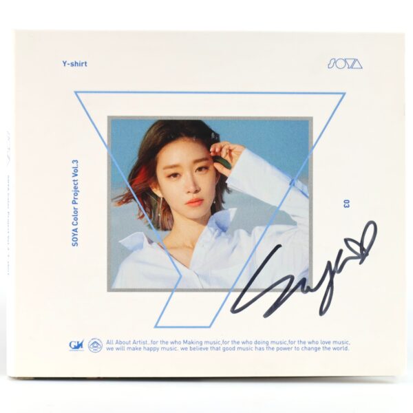 IMG_6379 Soya - Color Project Vol. 3 Y-shirt Signed Autographed CD Promo Album K-Pop