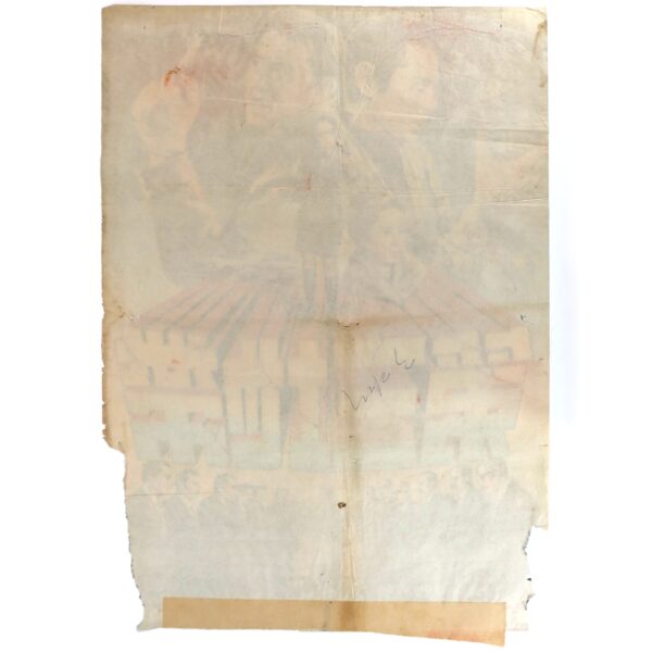 IMG_6401 The Third Zone (1968) Vintage Original Korean Movie Poster Korea 제삼지대