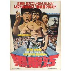 The Heuk Ryong River (1976) Vintage Korean Movie Poster Korea Casanova Wong 흑룡강