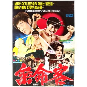 Secret Agent (1976) Vintage Korean Movie Poster Korea Casanova Wong 밀명객