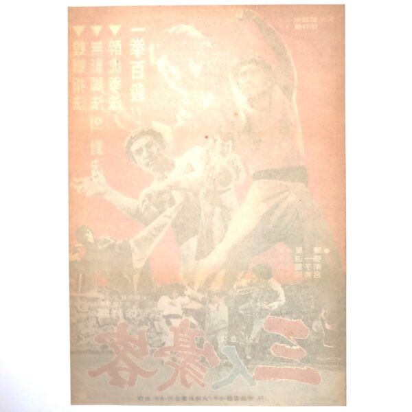 Mantis Combat (1978) Vintage Korean Movie Poster Korea Hong Kong Bruce Lai