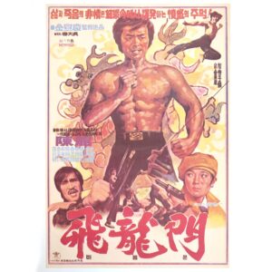 IMG_6628 Flying Dragon's Gate (1977) Vintage Original Korean Movie Poster Korea 비룡문