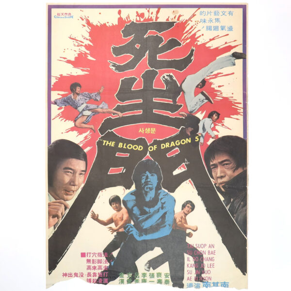 IMG_6656 Gate of Life or Death (1977) Vintage Original Korean Movie Poster Korea 사생문