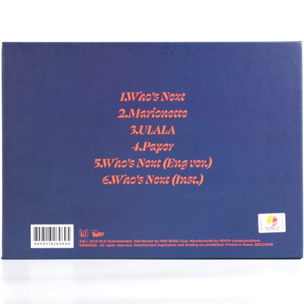 Lapillus - Girl's Round Part 2 2nd Mini Album Signed Autographed CD K-Pop 2023