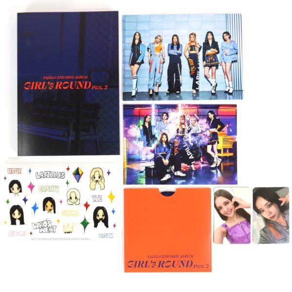 Lapillus - Girl's Round Part 2 2nd Mini Album Signed Autographed CD K-Pop 2023