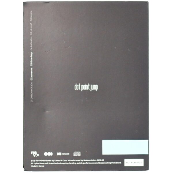 IMG_6700 Onlyoneof - Dot Point Jump CD Album Promo K-Pop 2019