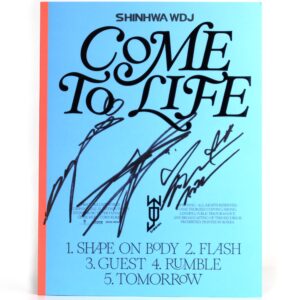 IMG_6821 Shinhwa WDJ - Come To Life Signed Autographed CD Album 2022