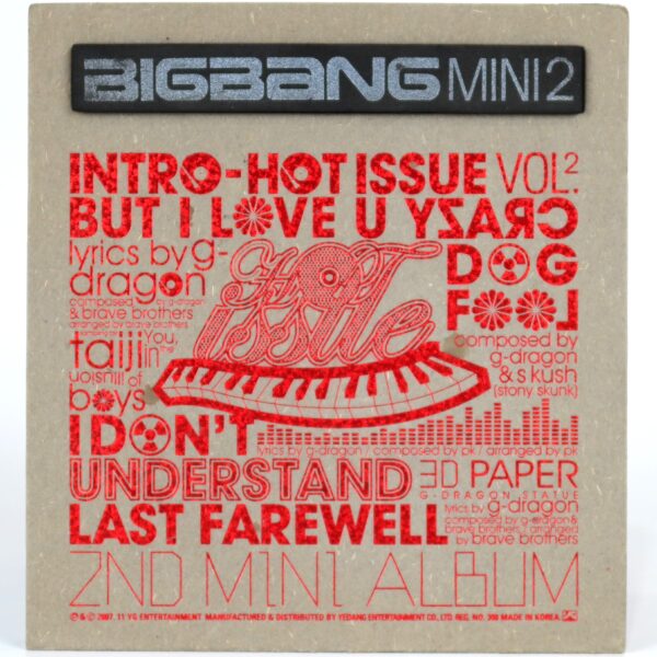 IMG_6901 Bigbang - Hot Issue 2nd Mini Album Signed Autographed CD 2007