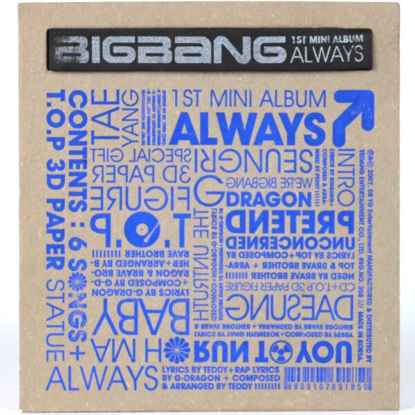 Bigbang - Always 1st Mini Album Signed Autographed CD 2007 - Korea