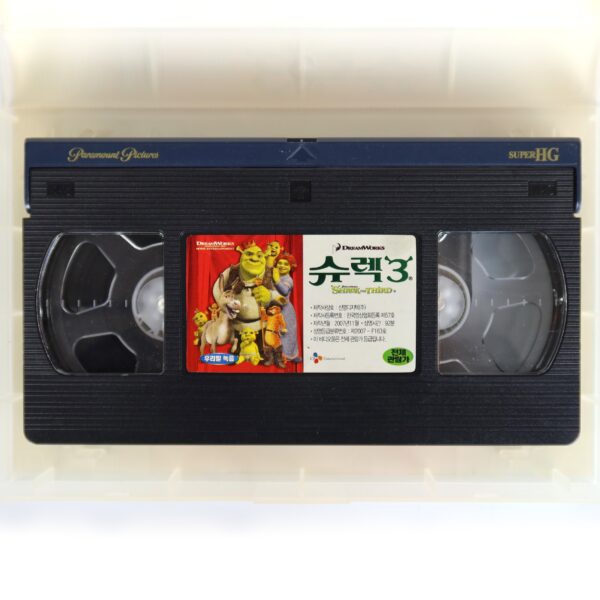 Shrek The Third 3 (2007) Korean Late VHS Rental [NTSC] Korea Dubbed Dreamworks