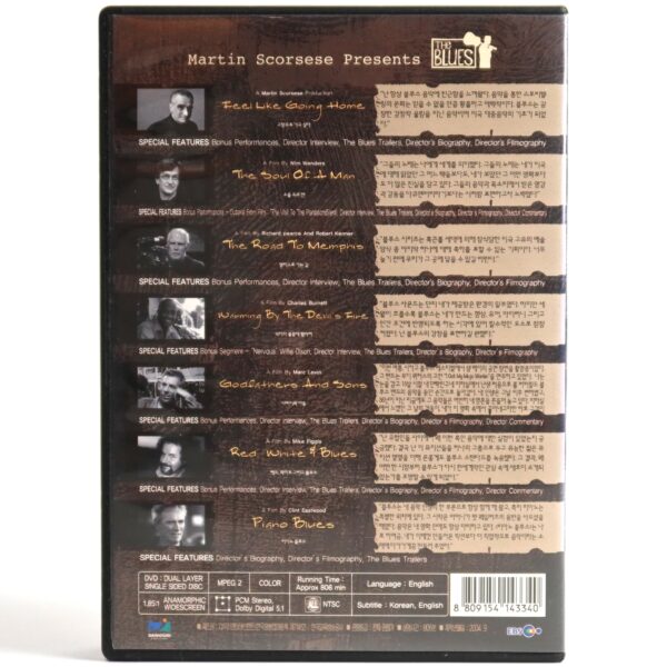 Martin Scorsese Presents The Blues 7 Disc Korean DVD [NTSC All Region] Korea