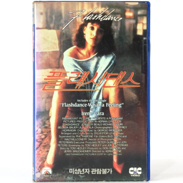 Flashdance (1983) Korean VHS Rental [NTSC] Korea Jennifer Beals