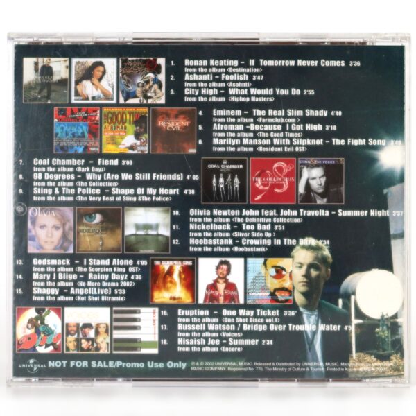 Ronan Keating Cover 2002 Universal Music Pop Sampler Vol. 2 Korean CD Korea