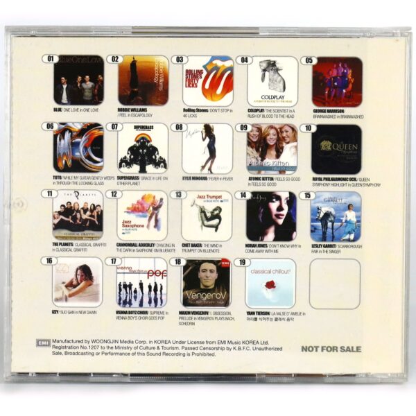 Blue Cover EMI Music Sampler 58 Korean CD Promo Korea One Love