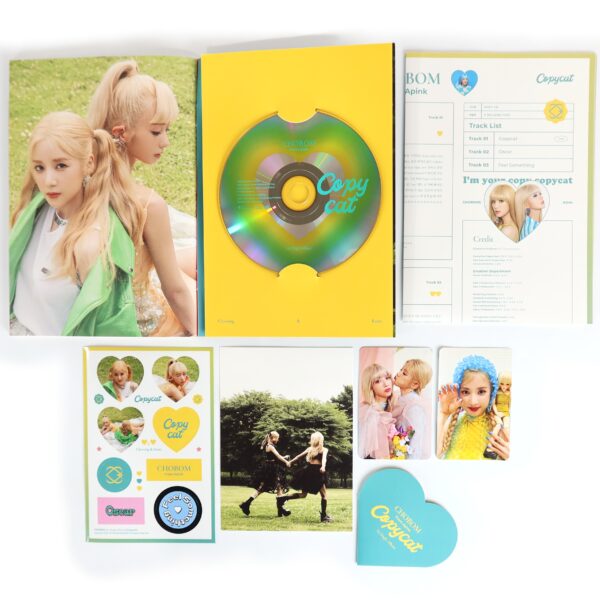 IMG_8664 Chobom - Copycat 1st Single Album Signed CD Promo 2022 Apink