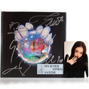 MEOVV - My Eyes VVide Open [Orb Ver.] 1st Mini Album Mwave Signed CD + POB 2025