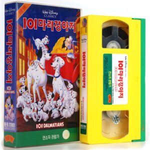101 Dalmatians (1961) Korean VHS [NTSC] Korea English Audio Disney
