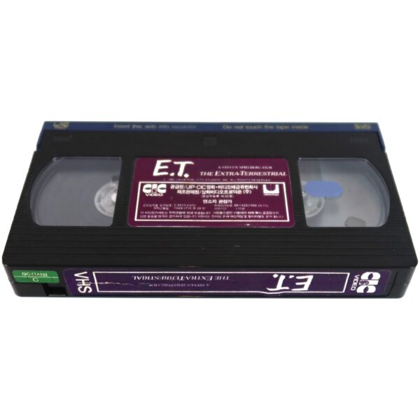 E.T. The Extra-Terrestrial (1982) Korean VHS Rental [NTSC] Korea Spielberg