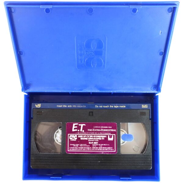 E.T. The Extra-Terrestrial (1982) Korean VHS Rental [NTSC] Korea Spielberg